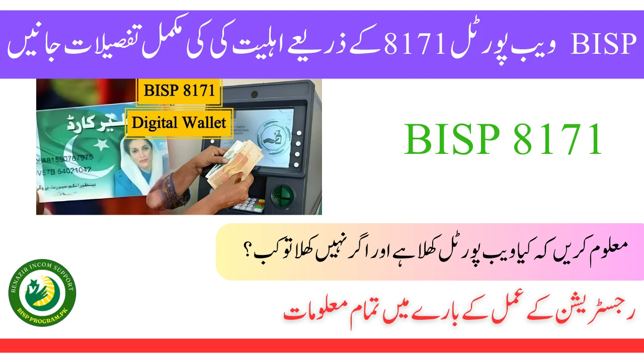 بی آئی ایس پی 8171; ویب پورٹل