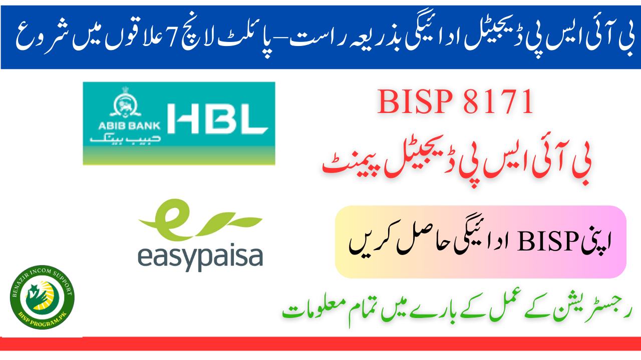 بی آئی ایس پی ڈیجیٹل ادائیگی بذریعہ راست